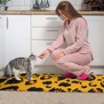 thumbnail image 3 of Yellow and Black Of Leopard Print Kitchen Rugs Sets Of 2,Anti Fatigue Kitchen Mat Rugs Non Slip Washable,Decorative Kitchen Floor Mats for Kitchen,Sink,Laundry,17"x30"+17"x47", 3 of 7