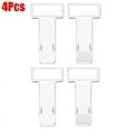 thumbnail image 4 of BUYISI 1/2/4Pcs Transparent Car Vehicle Parking Ticket Receipt Permit Card Holder Clip Sticker Work Pass Holder Gadget Organizer, 4 of 5