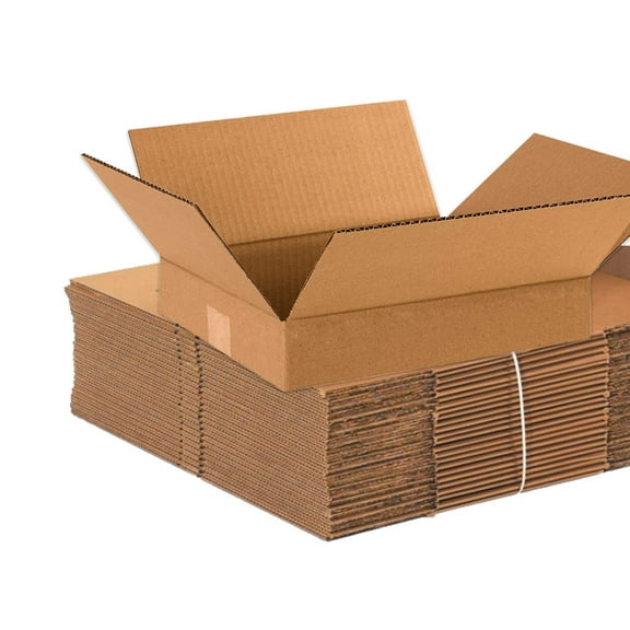 Box USA Flat Corrugated Boxes Pack of 25