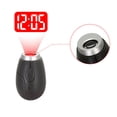 thumbnail image 4 of Mini reloj de proyección digital portátil, LED, linterna, luz nocturna, proyector, llavero con pilas de botón (negro), 4 of 7