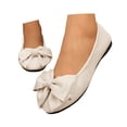 thumbnail image 3 of YLYL Womens Mary Jane Flats Bowknot Low Heel Slip on Fashion Casual Office Work Business Ballet Dress Shoes, 3 of 9
