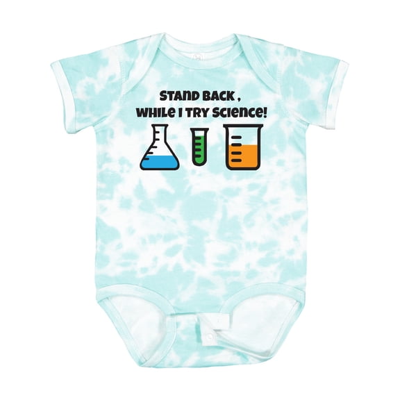 Inktastic Stand Back, While I Try Science Boys or Girls Baby Bodysuit