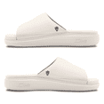 thumbnail image 2 of Unisex ISlide Cream NC State Wolfpack Minimalistic Motive Slide Sandals, 2 of 5