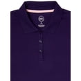 thumbnail image 5 of Wonder Nation Juniors' School Uniform Polo Shirt with Short Sleeves, 5 of 6