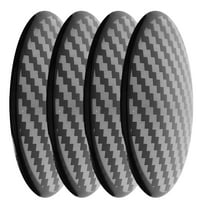 Black Car Stickers for Decoration Simple Classic Design Suitable for Various Models 4 Pieces