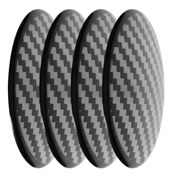 Black Car Stickers for Decoration Simple Classic Design Suitable for Various Models 4 Pieces