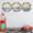 Silver, variant on VWAQ Boat Window Decals - Portholes Decor, Ocean View Wall Mural - VWAQ-SPW6 (24" Diameter, Bronze)