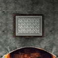 thumbnail image 2 of Backsplash Metal Mural Tile Hand Made Plaque Fleur De Lis 12" x 16" Brushed Nickel, 2 of 7