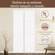 thumbnail image 4 of ZYNERY Pantalla magnética de mosca de puerta , 90 x 210 cm, con potente imán, autoadhesiva en todo el marco, capaz de bloquear mosquitos, moscas, abejas e insectos (Blanco), 4 of 7