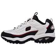 Skechers Energy Afterburn Lace-Up Sneakers, Mens Athletic Shoes with Leather and Mesh Upper