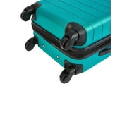Wrangler 2-Piece Expandable Hard Side Carry-on Luggage Set, Teal