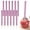 Hot Pink, variant on 12 Pcs Caramel Apple Sticks, Mesh Wrapped Glitter Candy Skewers, Decorative Dessert Sticks for Party Wedding, One Size, Silver Clearance Sale!