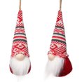 thumbnail image 2 of Juego de 10 adornos de gnomos colgantes para árboles de Navidad, gnomos de felpa hechos a mano suecos, adornos colgantes para el hogar de Santa Elf, decoración de vacaciones Xemadio CJWUS-1865, 2 of 6