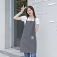 thumbnail image 5 of Advancent Delantal de lona Cómodo vestido de trabajo resistente al desgaste Ropa de trabajo para el hogar Ropa para el hogar Restaurante Cafetería Herramientas y accesorios para hornear Verde gris Advancent HA011662-03, 5 of 5