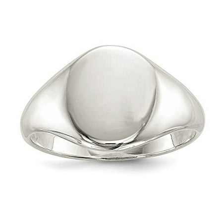 925 Sterling Silver Signet Ring, Size 11 MSRP $70
