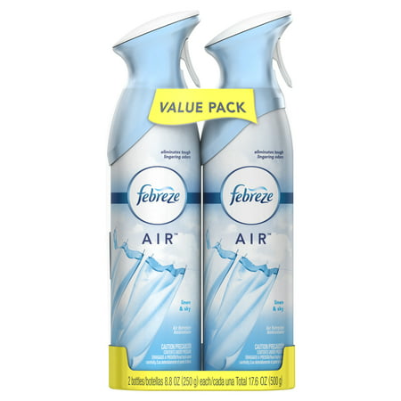 Febreze AIR Effects Air Freshener Linen & Sky (2 Count, 17.6 (Best Natural Air Freshener For Home)