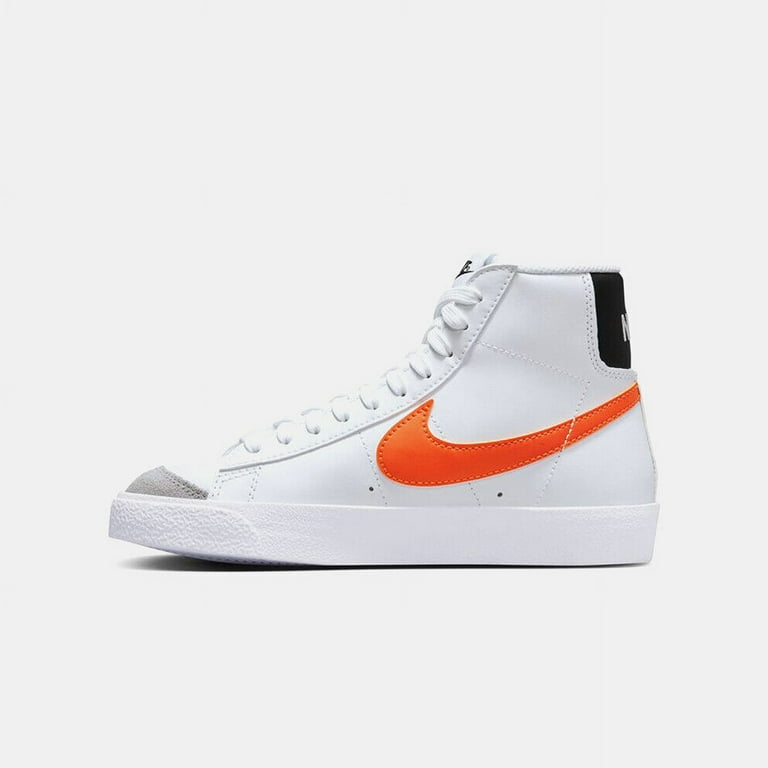 Nike Blazer Mid '77 GS DA4086-111 Kids White Wolf Grey Orange