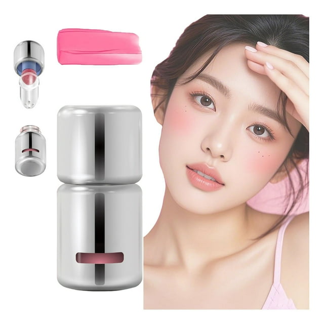 Aztk 3-in-1 Liquid Blush & Highlighter - Matte Cream Blusher with Sponge Applicator, 5ml, 7 Buildable Shades, Long-Lasting, Transfer-Proof Makeup for Women