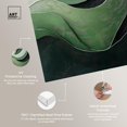 thumbnail image 4 of Green Echoes I Canvas Green Abstract Art by Art Remedy, Gallery Wrapped, 30" x 45", 4 of 7