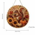 thumbnail image 2 of Fall Pearl Diamond Painting Art Kit with Frame, Autumn Pearl Beads Art Craft for Adults Beginner, Gemstone Diamond Dots Beads for Home Wall Decor, Healing Stress-Relieving (Hanging Squirrel) 10*10in, 2 of 8