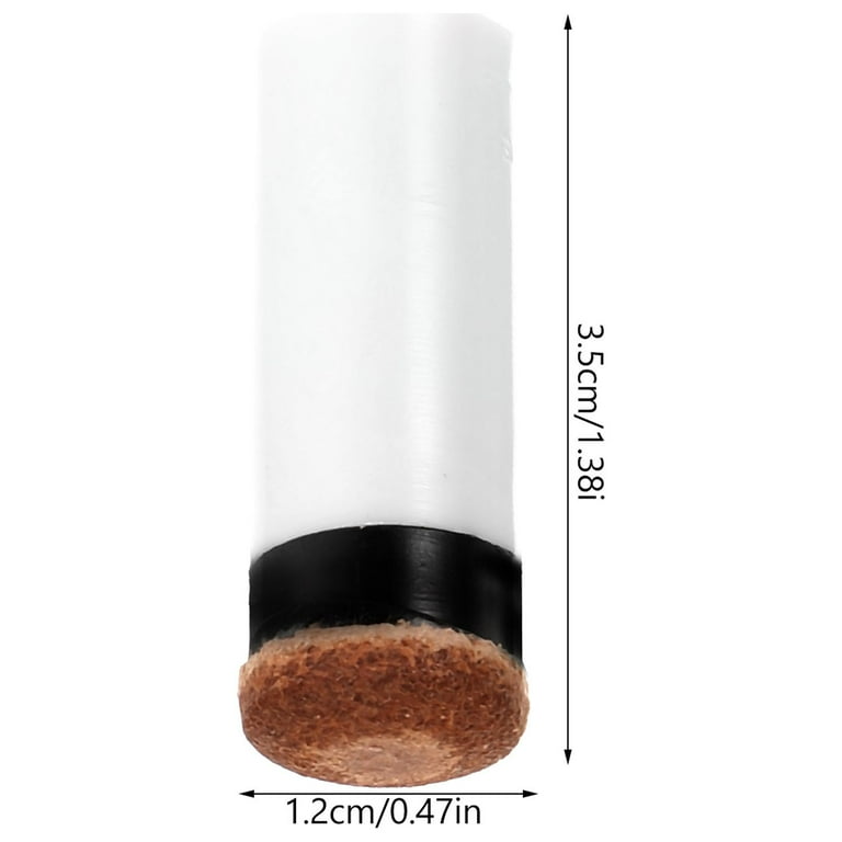 WHAMVOX 15Pcs Replaceable Pool Cue Tips Small Billiard Tips