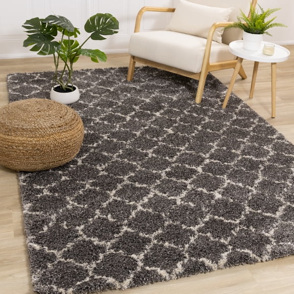 Rug Branch Transitional Elegant Grey Indoor Area Rug - 8' x 11'