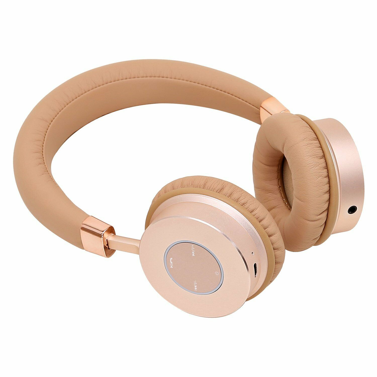 Contixo Kids Headphones, Over-The-Ear Wireless Headphones with 85dB Volume Limit, Ages 3-9, Gold