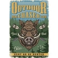 thumbnail image 1 of Placa Metal Vintage para Exteriores Pintura Hierro Rectangular Barra Pared 20x30cm, 1 of 9