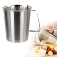 thumbnail image 2 of Bouteille d'Eau Tasse en Acier Inoxydable Tasse à Mesurer Pichet à Mousser Pichet à Vapeur Tasse à Mousser Pichet avec Poignée pour Machines Bouteille d'Eau Bouteille Réutilisable Tasse à Boire Bouteille Étanche Contenant Portable, 2 of 9