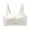 White, variant on Krdevn Women's Wireless Comfort Bra with Adjustable Convertible Straps and Seamless Back Closure,36