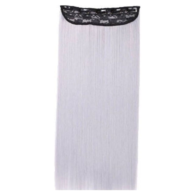 23.6 Inch Hair Extension Straight Clip in Synthetic Hair Extensions with 5 Clips Per Hairpiece for Women Girls