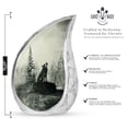 thumbnail image 2 of SUBSH Wolf Howling Urns For Human Ashes Adult Female - Urns Adult - Urns For Women Human Ashes - 10 Inch - Large Urns For Human Ashes - Large Urns - Decorative Urns For Human Ashes, 2 of 2