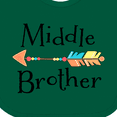 thumbnail image 4 of Inktastic Middle Brother- arrow Boys Baby Bib, 4 of 4