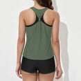 thumbnail image 3 of Traje de Baño de Cintura Alta, Conjunto de Traje de Baño Deportivo de Cuerpo Dividido Cómodo Conservador, Playa de Dos Piezas, 3 of 7