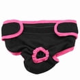 thumbnail image 1 of Culottes physiologiques pour chien et chiot, en polyester, pour femme (noir, XL), 1 of 4
