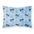 thumbnail image 1 of Carolines Treasures BB7544PILLOWCASE Watercolor Paper Clips Blue Fabric Standard Pillowcase, 1 of 2