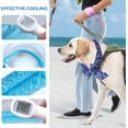 thumbnail image 6 of 2 Pcs Dog Cooling Bandanas, Cooling Scarf for Dogs and Other Pets, Ice Crystals for Dog Fast Cooling, Cooling Dog Bandana Summer Indoor Outdoor, 6 of 8