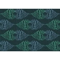 thumbnail image 1 of Ahgly Tapis Rectangulaire Lavable en Machine Intérieur Transitionnel Vert Sarcelle Profond, 3 Pieds x 5 Pieds, 1 of 7