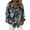 Black 01, variant on QQAMB Blouse for Women Plus Size Lapel Dressy Color Block Loose Long Sleeve Button Down Shirts Going Out Business Casual Tops