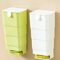 thumbnail image 3 of Injueey Caja de almacenamiento montada en la pared para cocina, fácil organización, instalación sencilla y práctica que ahorra espacio Organizadores de utensilios de cocina blanco, 3 of 6