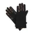 thumbnail image 2 of Isotoner Women's Leopard Print Trim Stretch Gloves, S/M, 2 of 4