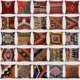 thumbnail image 4 of Funda de cojín de lino con estampado bohemio, multicolor, abstracto, étnico, geométrico, decorativa, para sofá de sala de estar, 4 of 5