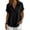 BFG36-Black, variant on Women'S Short Sleeve Cotton Linen Button Down Shirts Plus Size Gauze Tops Loose Fit T Shirts Summer Wears 2026 Light Blue 2XL