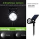 thumbnail image 5 of Lámpara de pared de jardín de seguridad con luz solar a prueba de agua con 4 LED para exteriores, luz blanca, 2 uds. kenally HA000907-05B, 5 of 7