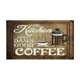 thumbnail image 2 of Coffee Vintage Wood Brown Pattern Kitchen Mat Set Of 2,Kitchen Rugs Mats with Dirty Resistance,washable,water Proof,kitchen Rugs and Mats 17.7x24+17.7x48inch, 2 of 7