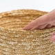 thumbnail image 4 of Yuarrent Cesta de almacenamiento, caja de almacenamiento Pastoral Circular tejida de paja, cestas de mimbre para ahorrar espacio, encimera de Almacenamiento y organización del hogar Cuadrado Grande, 4 of 6
