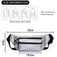 thumbnail image 2 of Bolso bandolera de un solo hombro para hombre-mochila de ocio con bolsillo trasero diagonal deportivo, 2 of 5