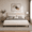 Beige, variant on Zimtown Full Platform Upholstered Bed Frame with Soft Adjustable Headboard, Wooden Mattress Foundation,No Box Spring Needed, Black