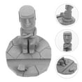 thumbnail image 4 of Moai Statue Holder Creative Desktop Moai Statue Phone Stand Holder Desktop Decoration, 4 of 5