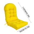 thumbnail image 3 of 44x19 Inch High Back Rocking Chair Cushion, Waterproof Outdoor Patio Seat Pad With Ties, Thick Non-Slip Ergonomic Foam Chair Cushion For Porch Glider, Indoor Outdoor Furniture, 3 of 6